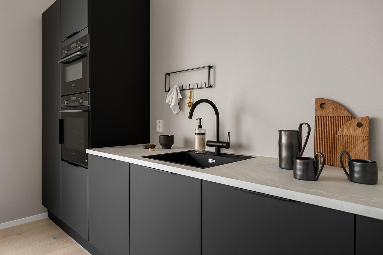 kitchen, dining area, sink, cabinet, building, house, design, interior, architecture, real state, property
